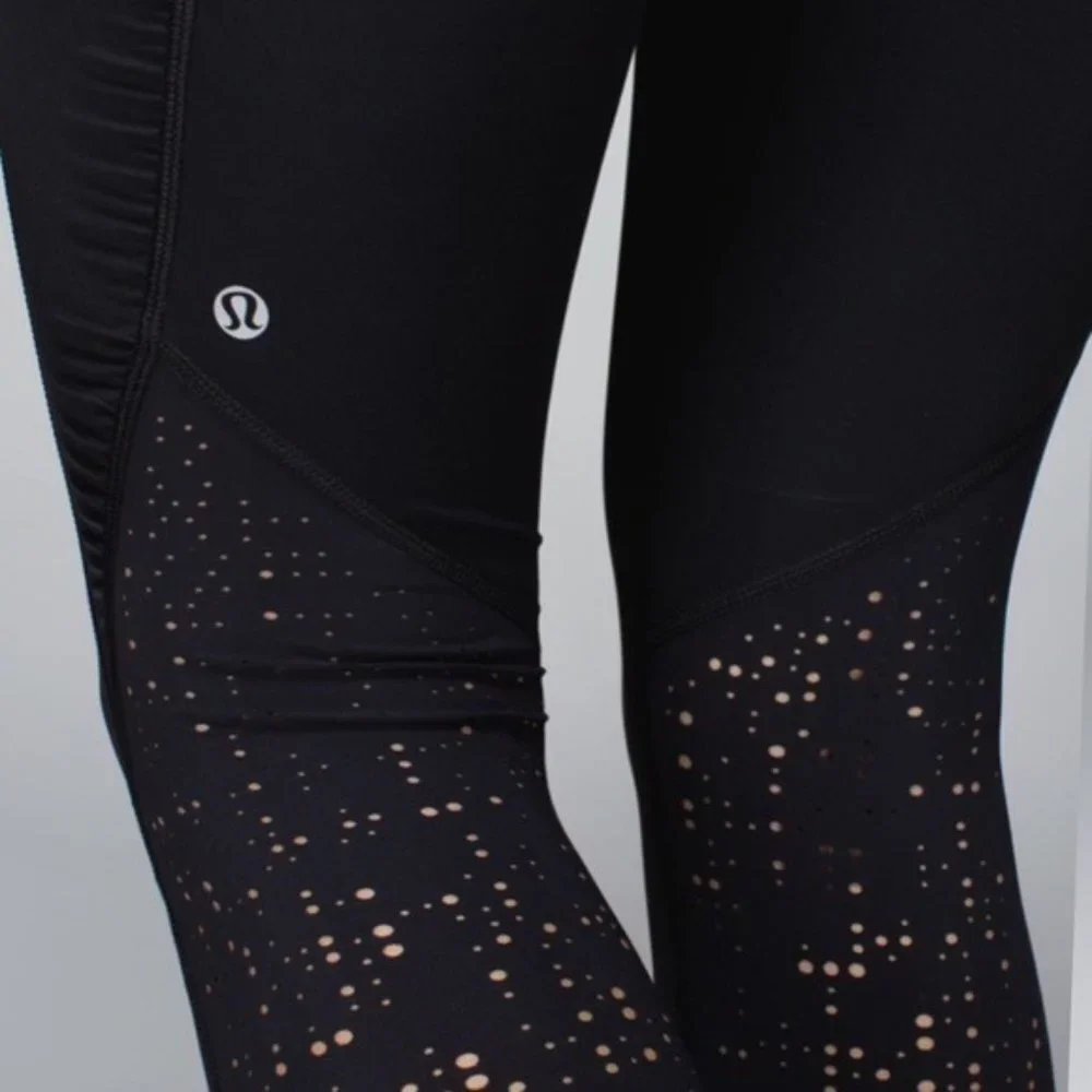 Lululemon Cropped Leggings Water Bound Size 4